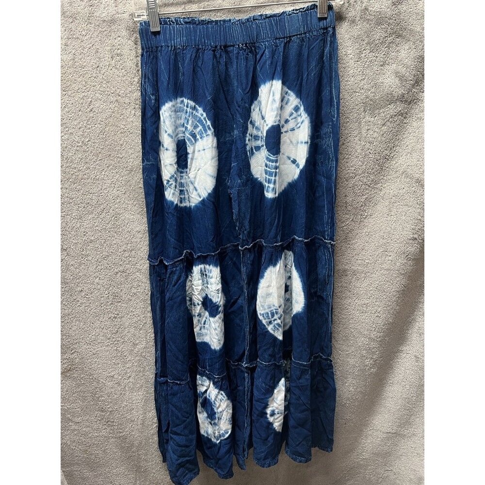 India Boutique Women’s One Size S/M Wide Leg Palazzo Bohemian Boho Gaucho pants - Picture 7 of 7